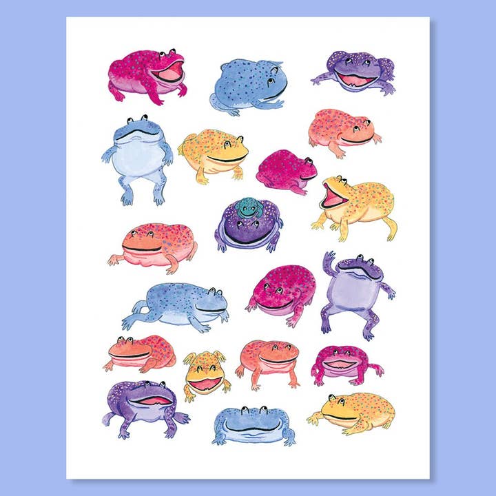 Party Mouse Studio - Wholesale Art Print - Magic Frog Print2