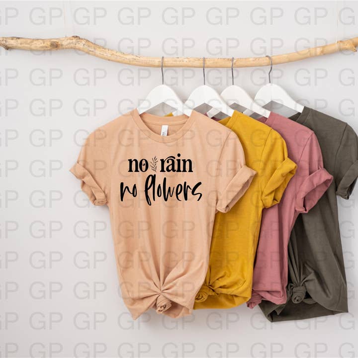 No Rain No Flowers for wholesale by The Glittered Pig