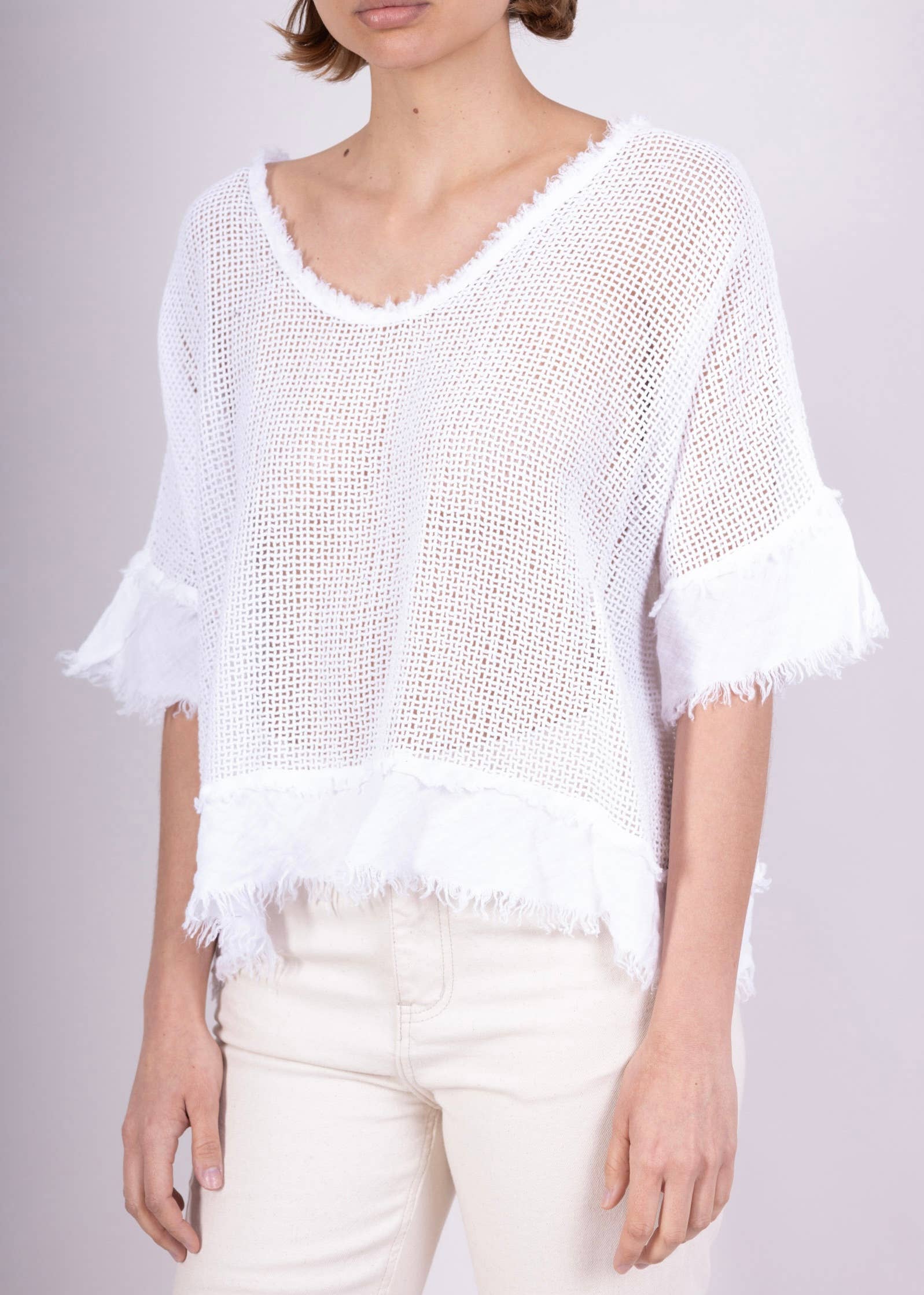 LINEN & COTTON HOUSE – Großhandel Bluse – Damen – TOP AUS BAUMWOLLSTRICK 23911 100 % BAUMWOLLE32