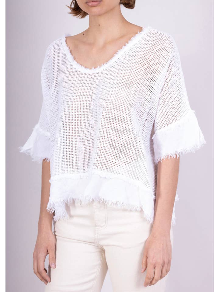 LINEN & COTTON HOUSE – Großhandel Bluse – Damen – TOP AUS BAUMWOLLSTRICK 23911 100 % BAUMWOLLE32