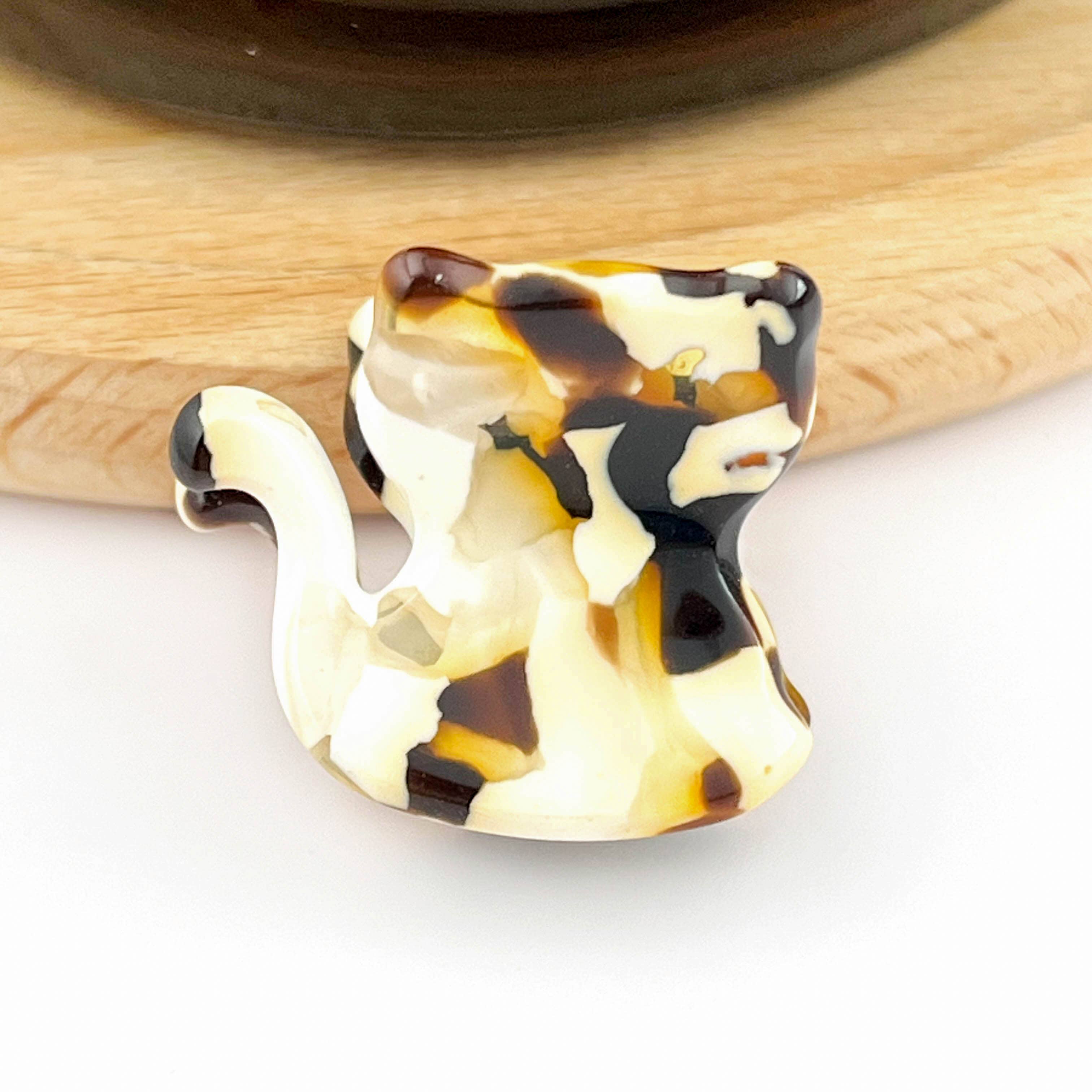 TheDivaSoap - Wholesale Hair Clip - Women's - Mini Cat Acetate Hair Claw Clip, Cute Animal Clips0