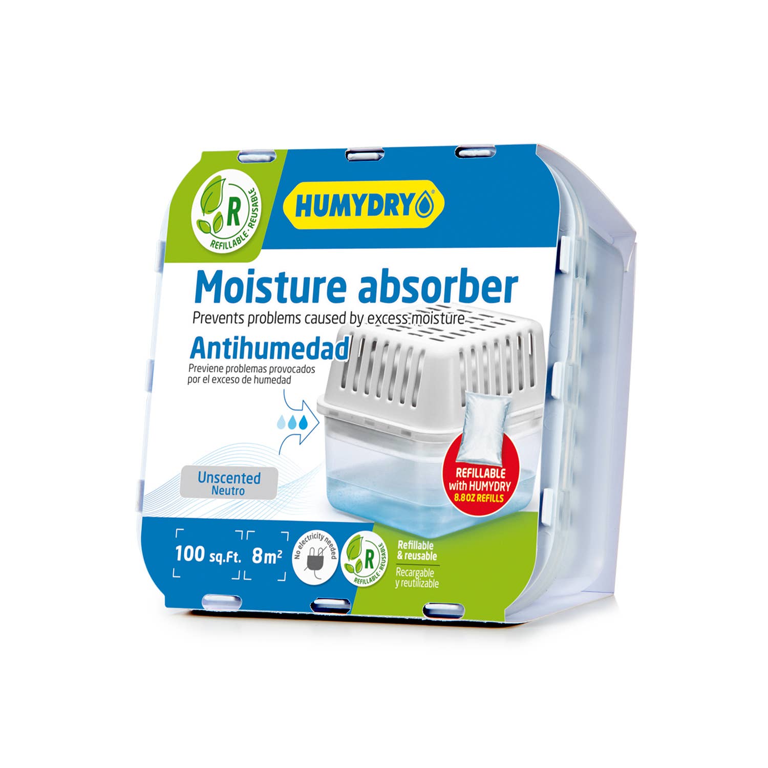 Humydry - Wholesale Air Humidifier - HUMYDRY® Moisture Absorber Compact 8.8oz. (Dehumidifier)1