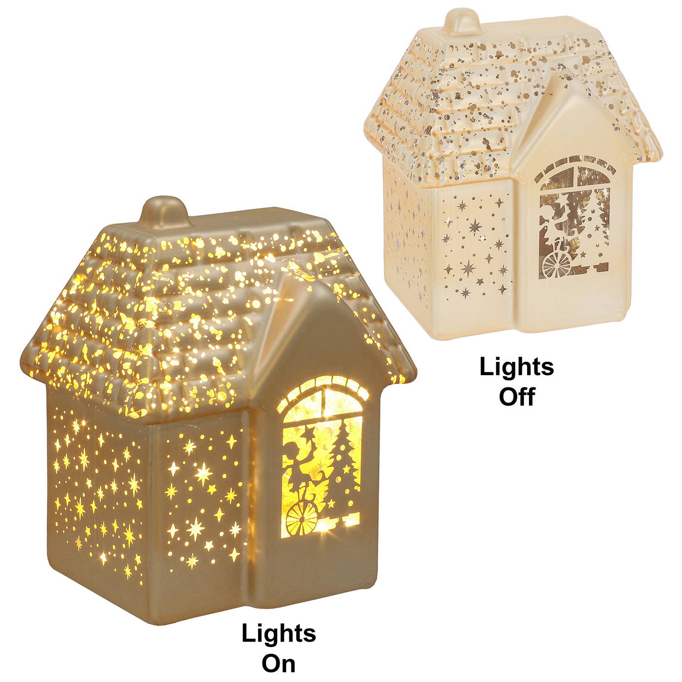 Joe Davies - Wholesale Christmas Decoration - Bright Xmas LED House Gold2