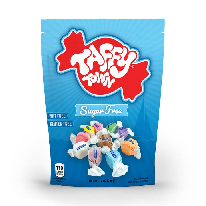 Taffy Town - Wholesale Taffy - 12 oz. Sugar Free Pouch Bag0