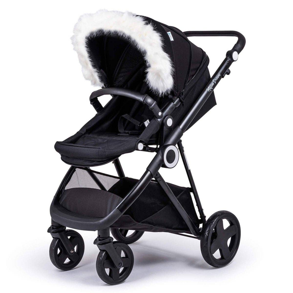 For Your Little One - Wholesale Stroller Cover/Accessory - Baby - Pram Fur Hood Trim Attachment for Pushchair Compatible with Joie6