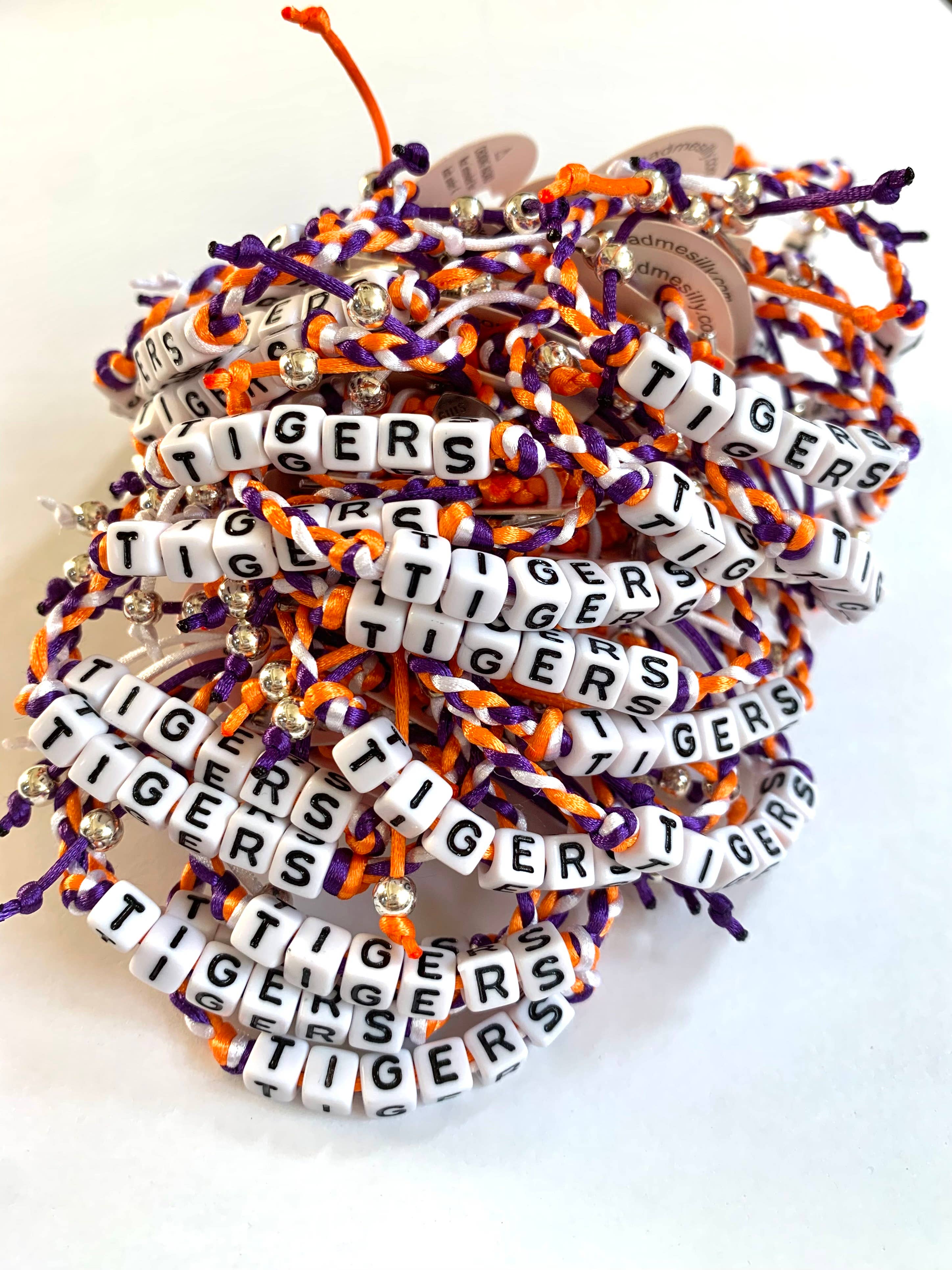 Bead Me Silly - Wholesale Woven/Braided Bracelet - CUSTOM School/Spirit Bracelet - Sports & Sorority & States7