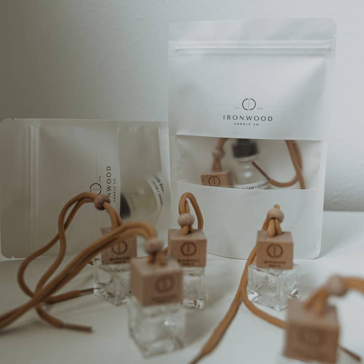 Ironwood Candle Co. - Wholesale Car Freshener - Unisex - CAR DIFFUSER + REFILL17