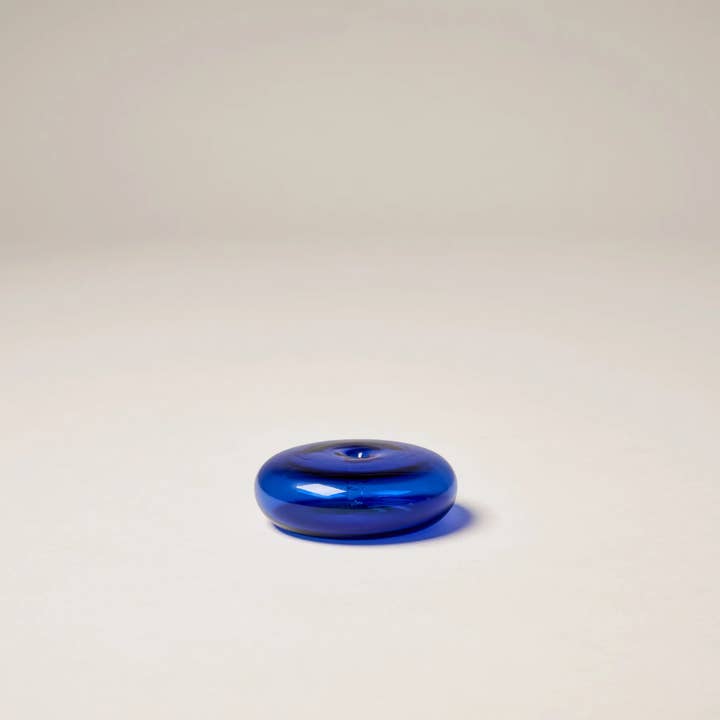 Glass Vessel Holder - COBALT for wholesale by Gentle Habits US