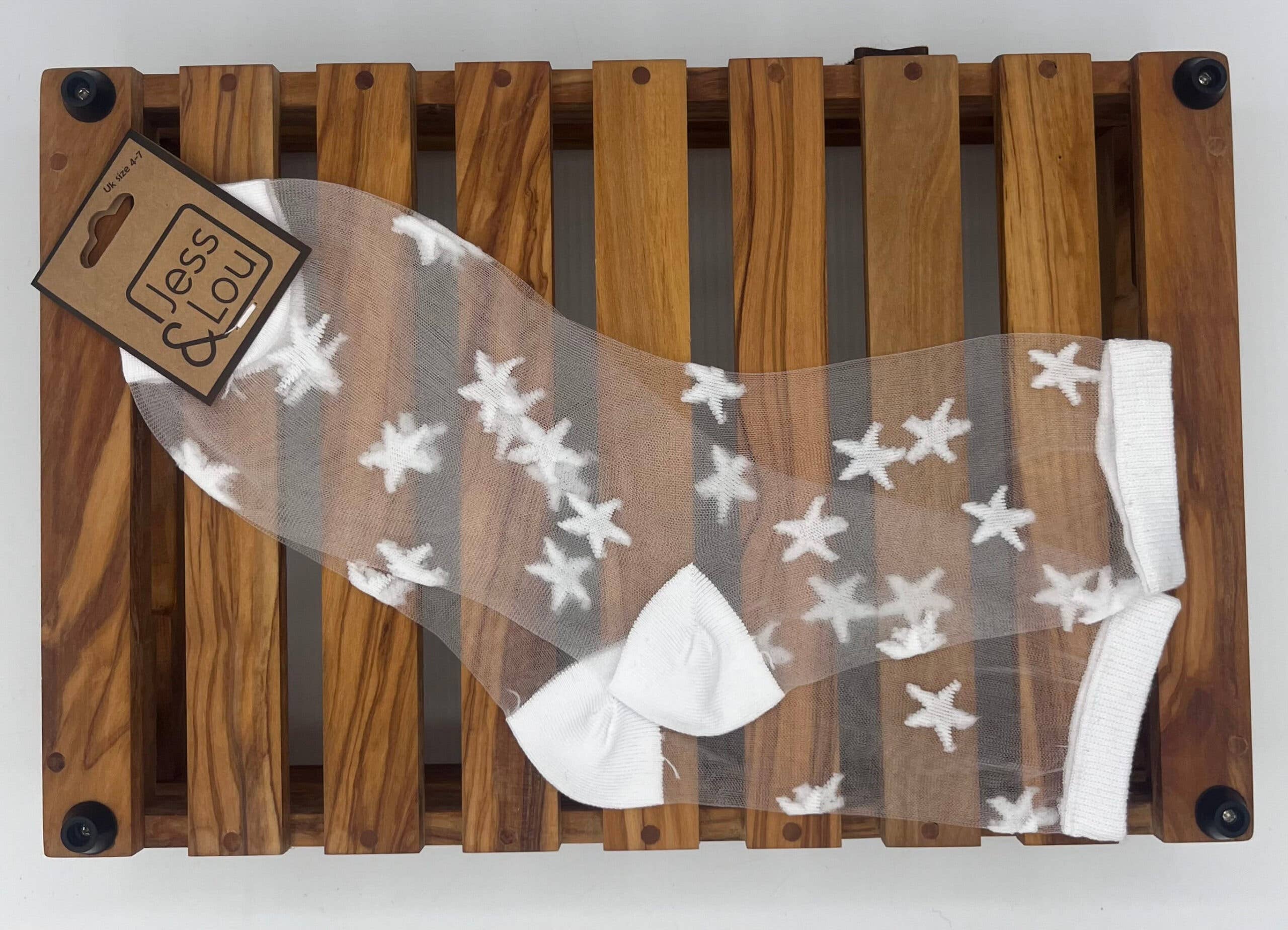 Jess & Lou – wholesale Socks – Women's – Footwear Elegance - Fashion Mesh Socks10