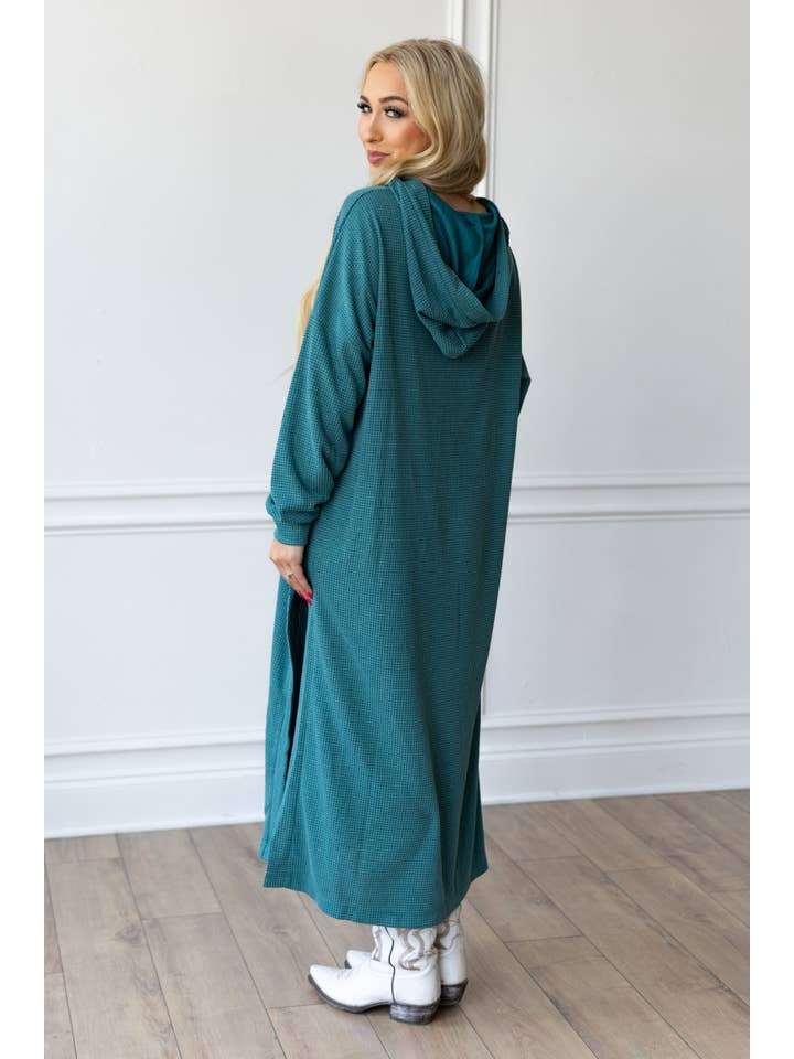 Dear Scarlett - Wholesale Cardigan - Women's - Waffle Knit Thermal Duster2