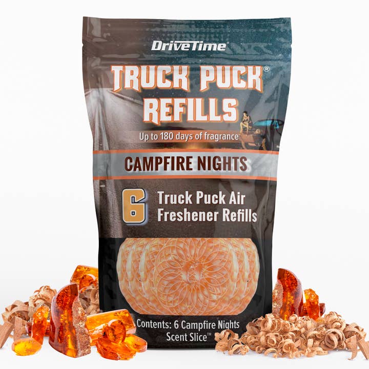 Truck Puck® Campfire Nights Refill (6-Pack) for wholesale by Belle Aroma®