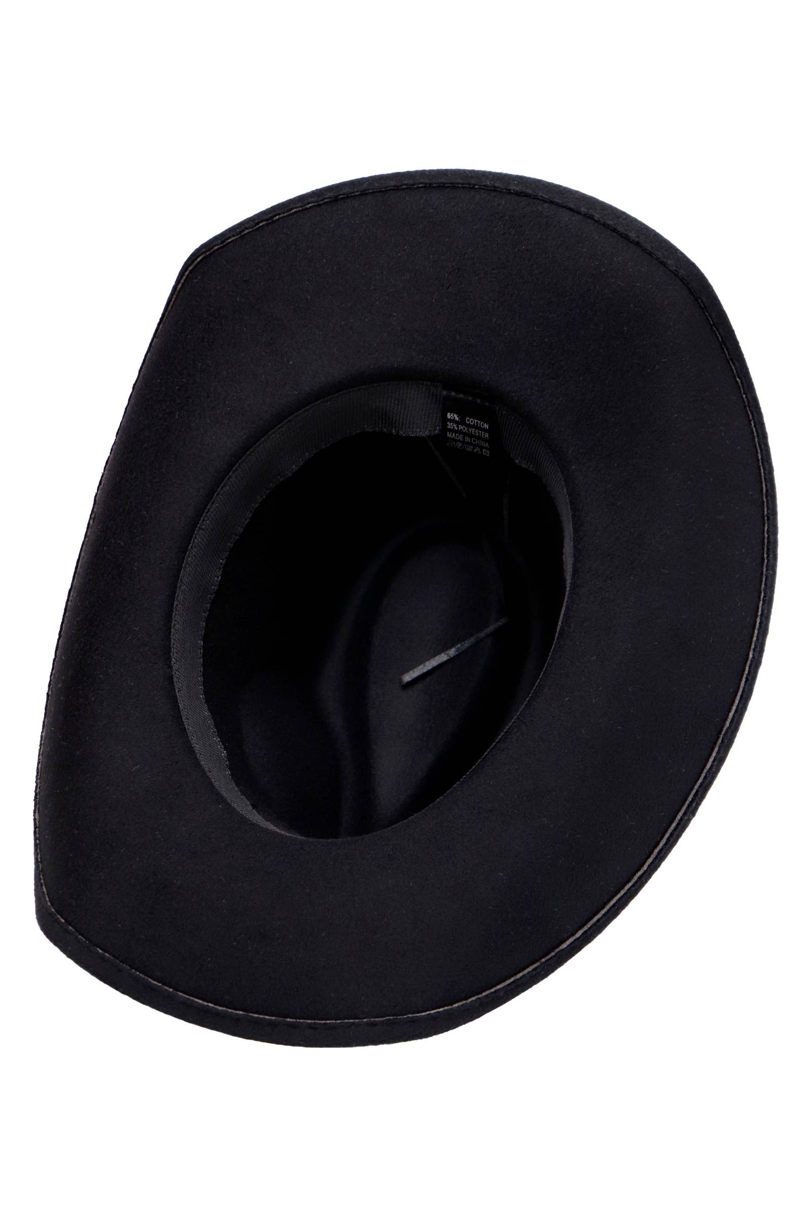 Cap Zone – Chapéu de cowboy - Unissexo por atacado – Chapéu de Feltro Cowboy Cap Zone Tycoon com Aba Relaxada e Fivela Tribal Navajo33