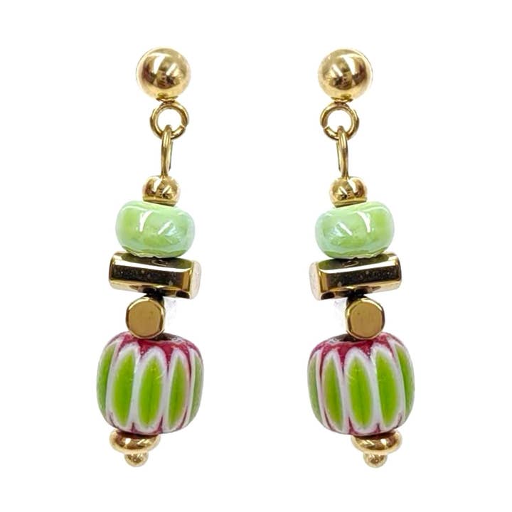 Aimée stainless steel dangling earrings for wholesale by Oclys