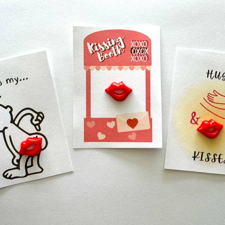 Taschenküsse – Mini-„Kuss“-Karten für den Großhandel von Boutique Unique