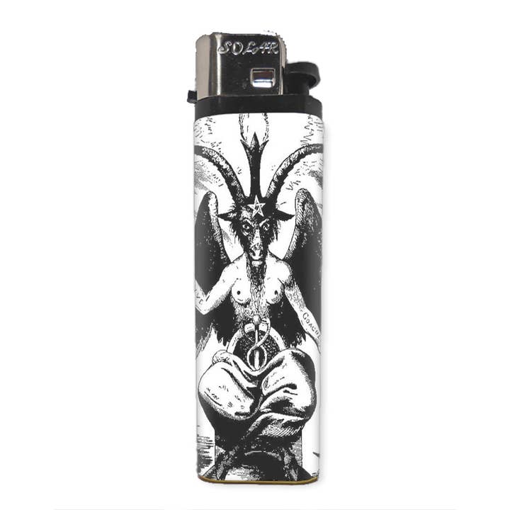Shady Front - Wholesale Lighter - Baphomet Goat Basic Lighter