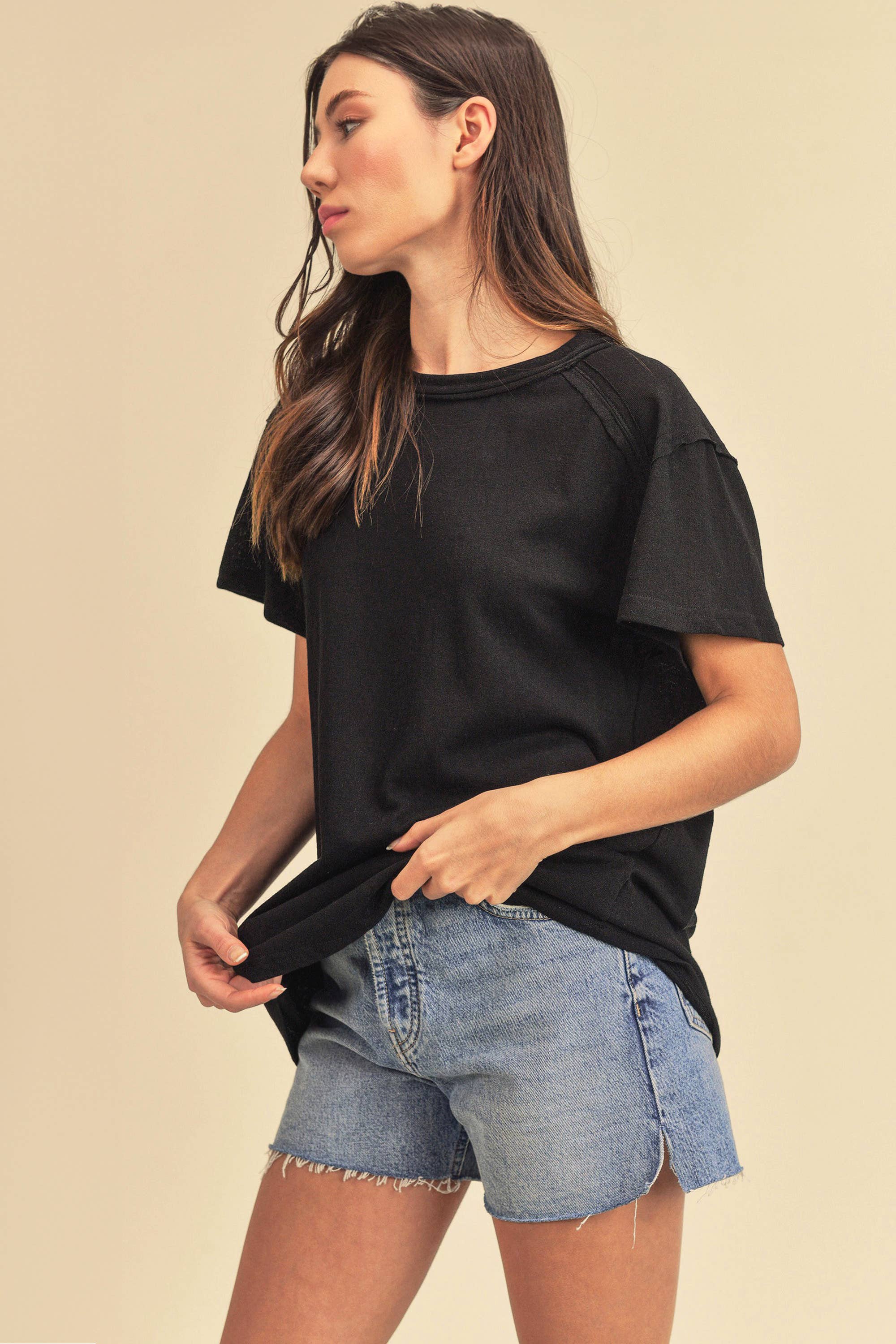 AEMI + CO - Wholesale T-Shirt - Women's - 847AN Junie Top 231