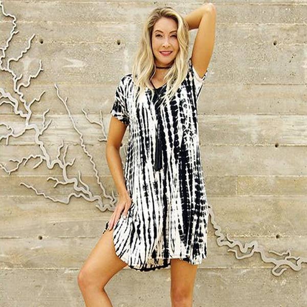 Hands To Hearts - Wholesale Dress - Women's - Free2Be Short Sleeve Dress11