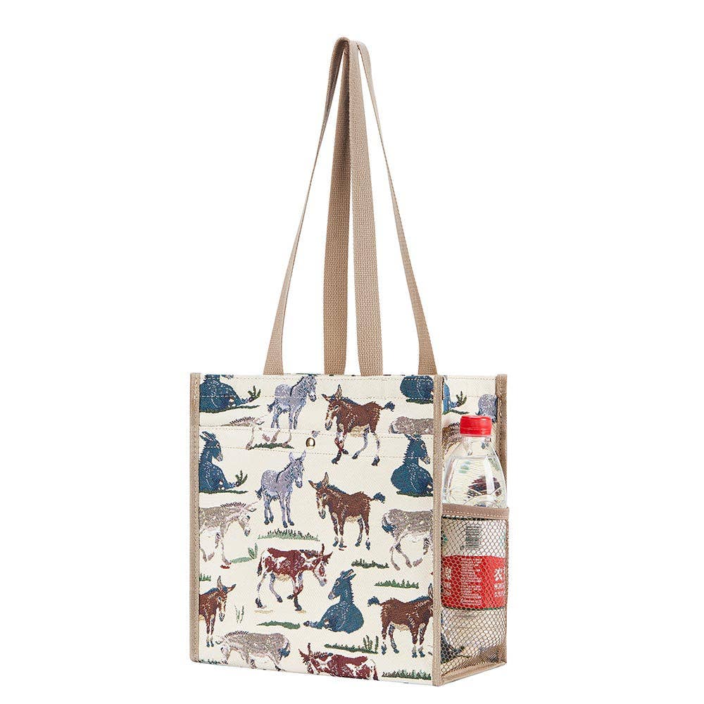 Signare Tapestry - Wholesale Grocery/Shopping Bag - Happy Donkey - Shopper Bag6