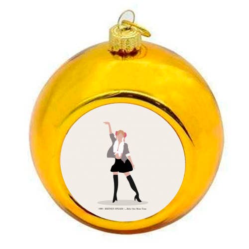 ART WOW – Großhandel Verzierung – Christbaumkugeln Britney Spears Time F