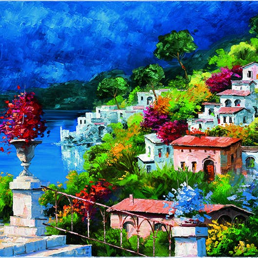 Bernardino Gianola - Côte amalfitaine pour la vente par Migneco & Smith