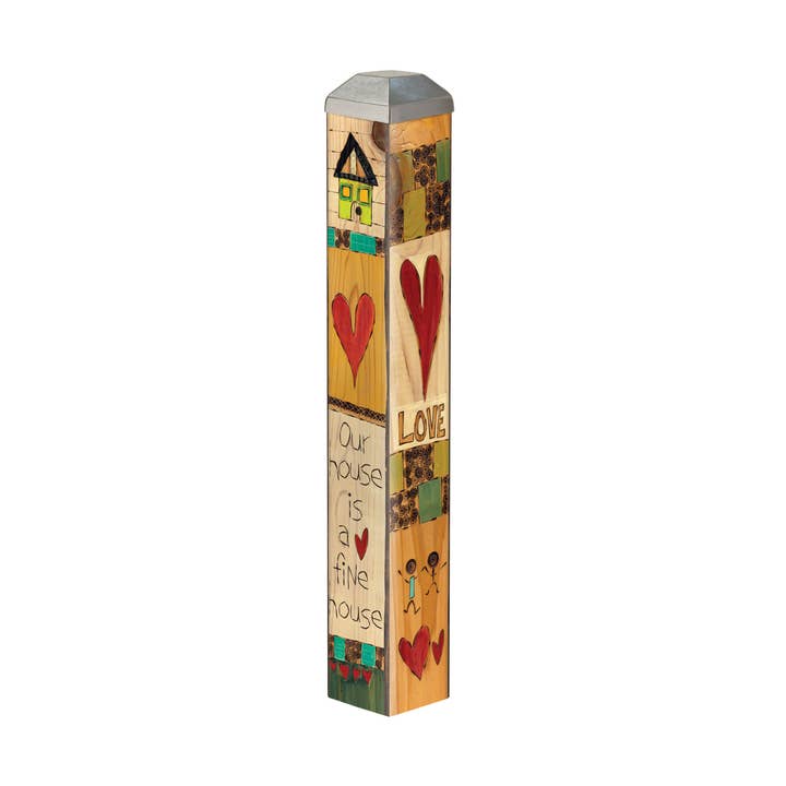 Studio M - Wholesale Garden/Lawn Stake - Love is Family 10" Mini Art Pole0