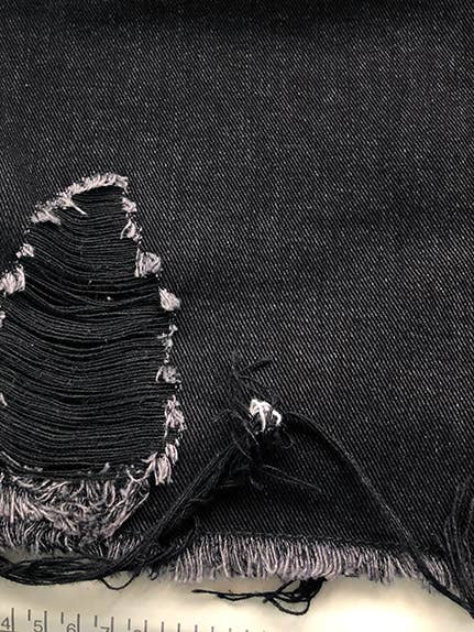 HIDDENBRAND - Wholesale Denim Jacket - Women's - Oversized ripped frayed edges denim jacket15