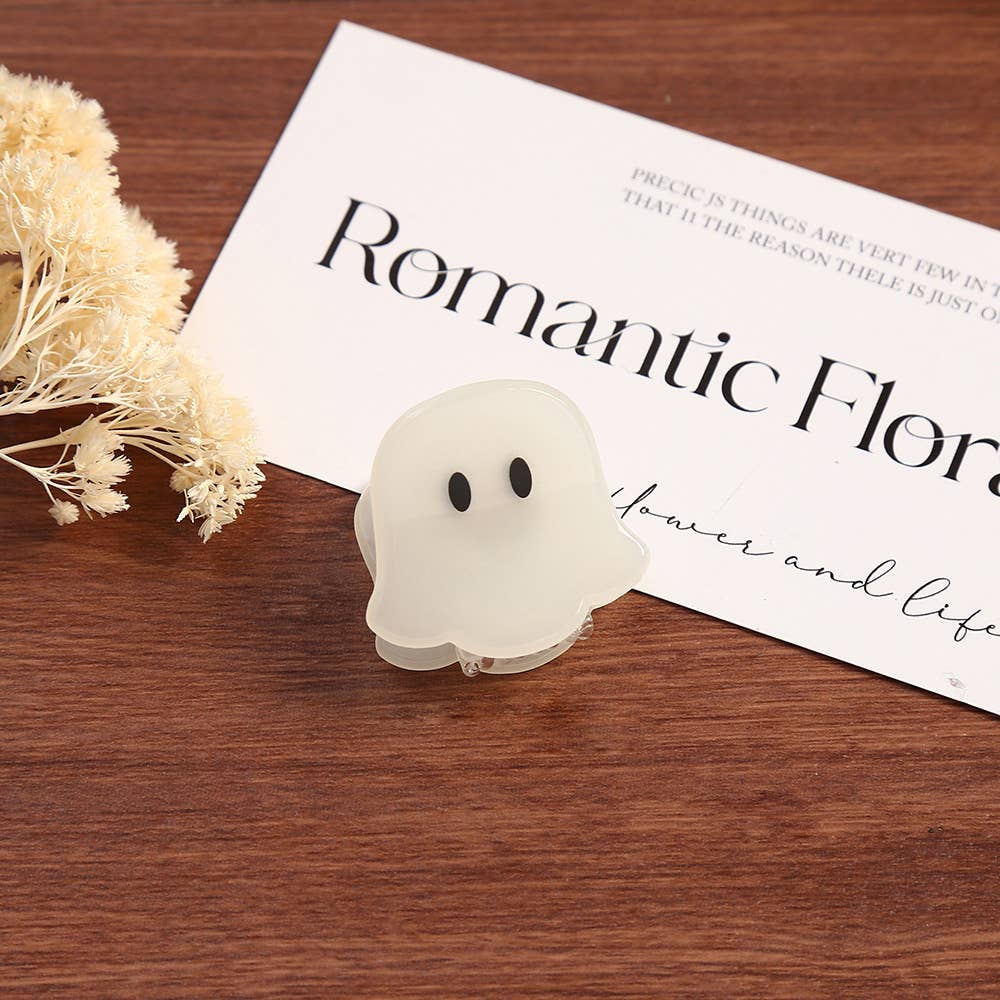 SoapElenGlen - Wholesale Hair Clip - Women's - Cute Halloween Themed Acetate Claw Clip, Luminous Hair Clip5