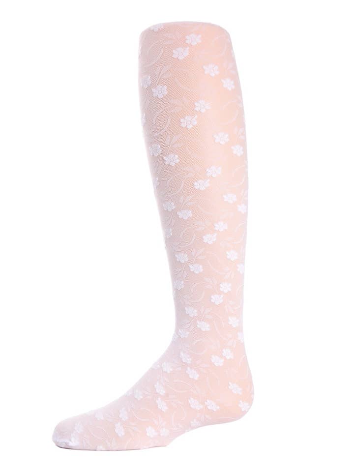 Infinity Classics International Inc. - Wholesale Tights - Kids - MeMoi Sweet Blossoms Sheer Floral Infants Tights2