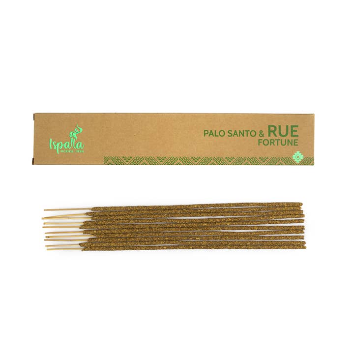 GREENROOTS USA LLC - Wholesale Incense - Ispalla - Palo Santo & Rue Incense 10 Sticks (12/Box)2