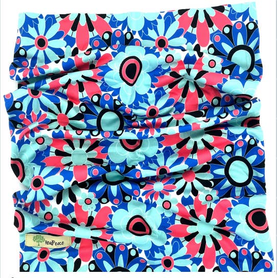 HeadPeace - Vendita all'ingrosso Scaldacollo/snood - Donna - Ghetta da collo realizzata eticamente - Flower Power
