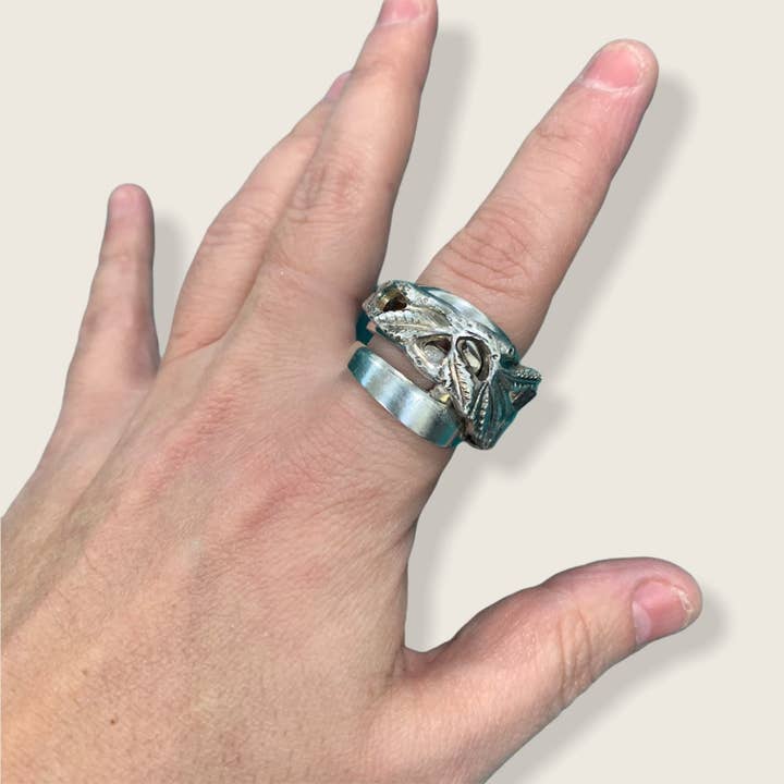 Silverplated Fork Ring for wholesale by Gleamlety