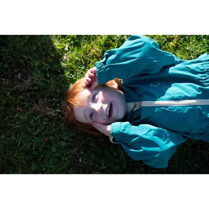 Hippychick – wholesale Rain suit – Kids – HC Waterproof All In One Peacock Green 4-5 Years1