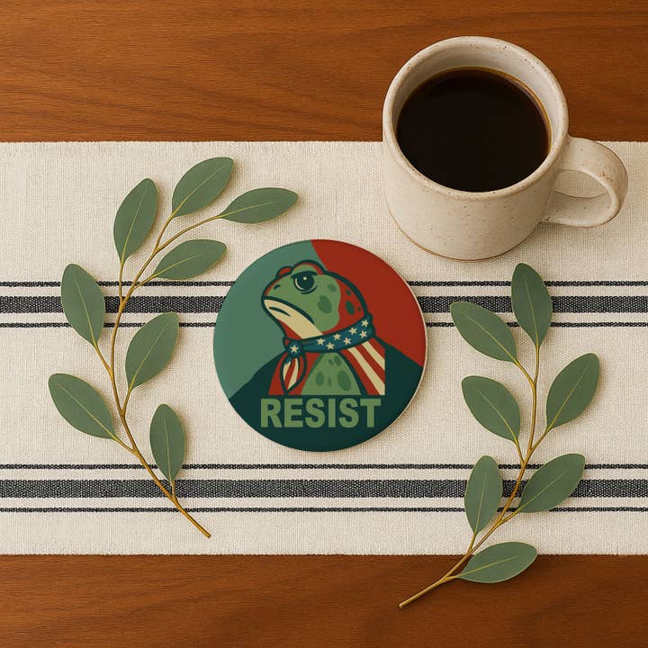 Gia Roma - Wholesale Decorative Tabletop Object - Blue Country Coaster Elegant Grandmillennial Blue Home Decor132