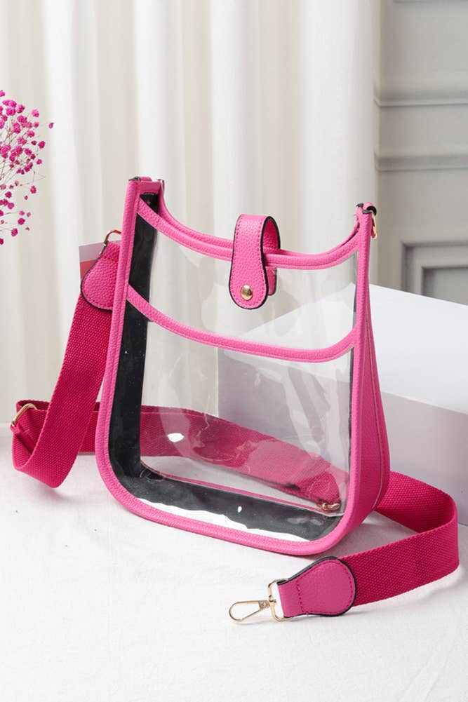 Hana – wholesale Crossbody bag – Women's – Clear Stadium Crossbody Bag1