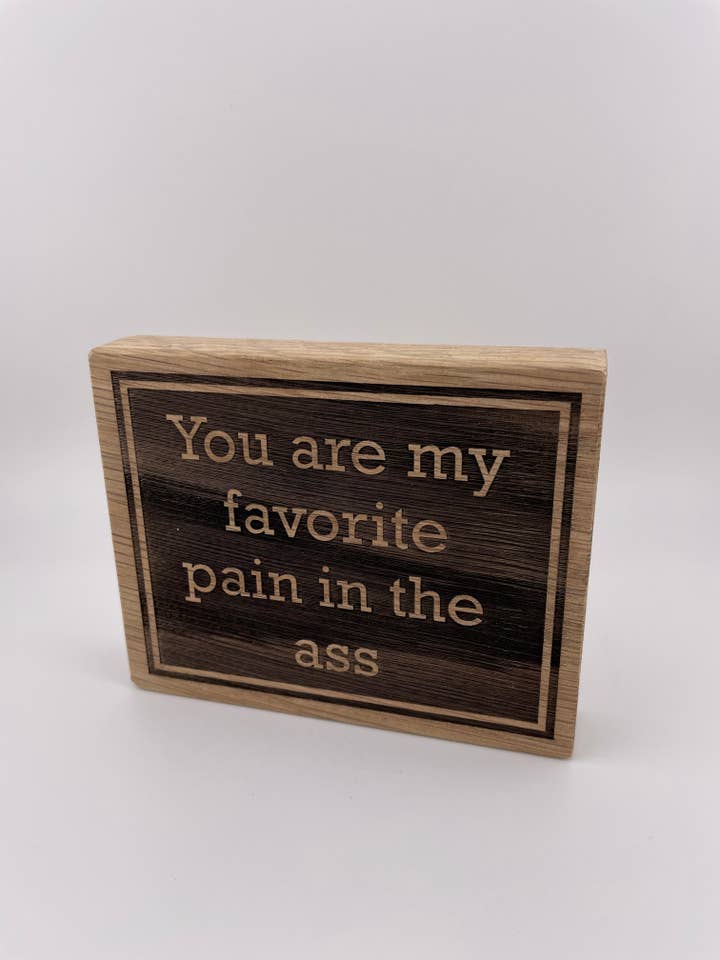 AB Mini Sign - Dolore per la vendita all'ingrosso da parte di AB Handcrafted