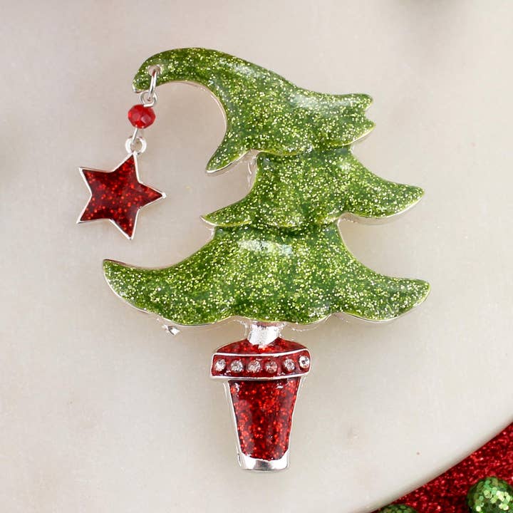 Alfinete/Pendente Árvore Funky por atacado de Seasons Jewelry