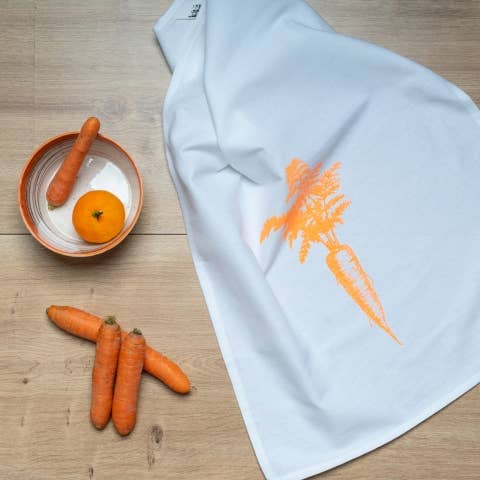 strofinaccio bianco, VINTAGE CARROT, arancio fluo per la vendita all'ingrosso da parte di 17;30