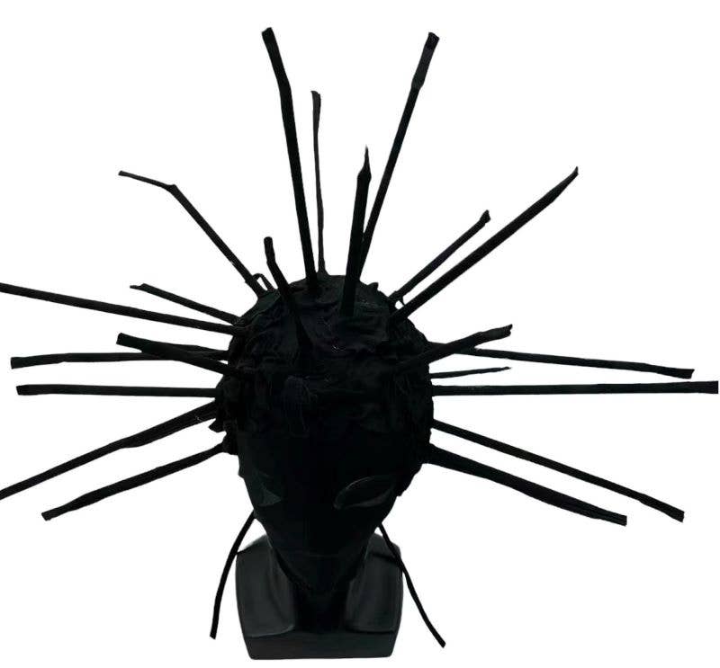 KBW Global Corp. - Wholesale Costume - Unisex - Black Spike Full Head Mask
