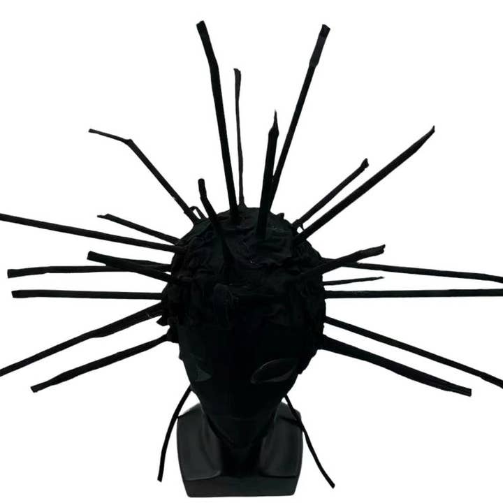 KBW Global Corp. - Wholesale Costume - Unisex - Black Spike Full Head Mask0