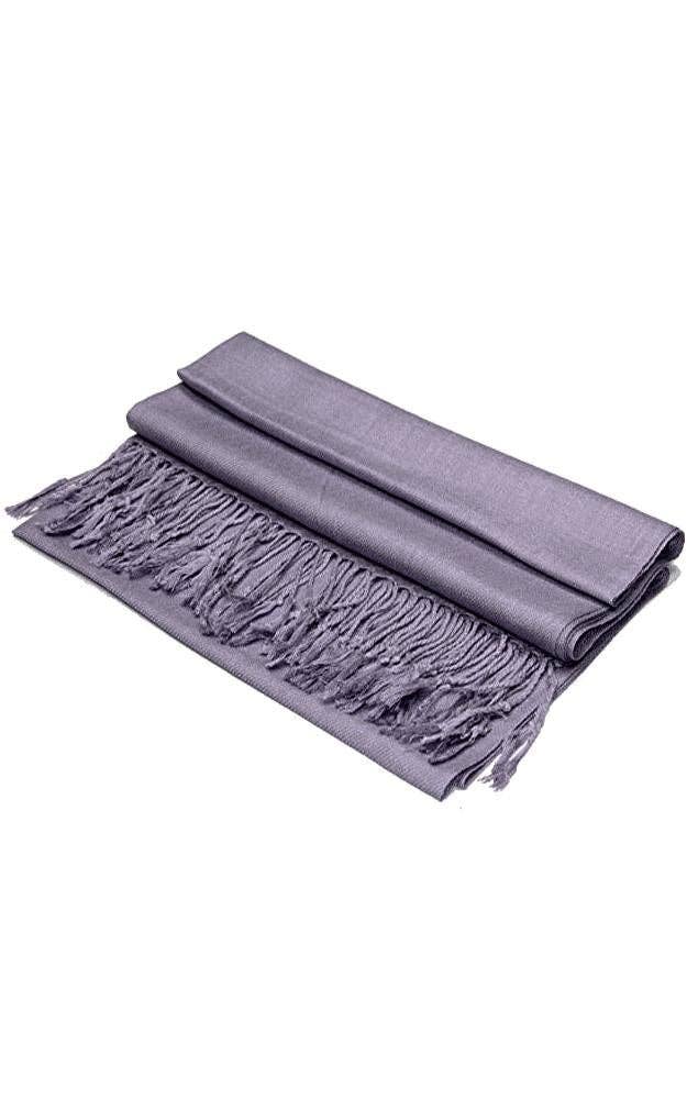 Jasper Trading LLC - Wholesale Scarf - Women's - C35 - One Piece Mid Gray Color Fashion Pashmina Shawl Scarf1