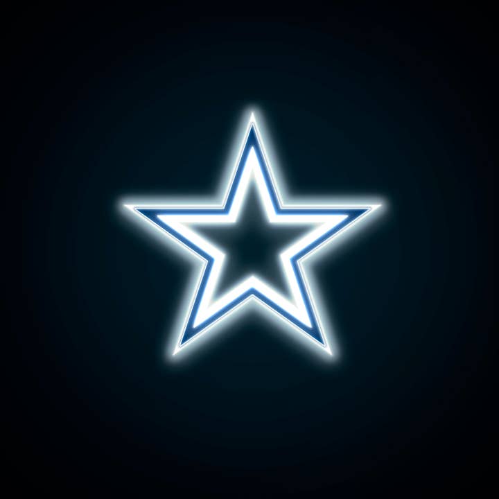 Little Earth Productions - Wholesale Pet Shirt - Dog - NFL Dallas Cowboys Neon Pet T-Shirt