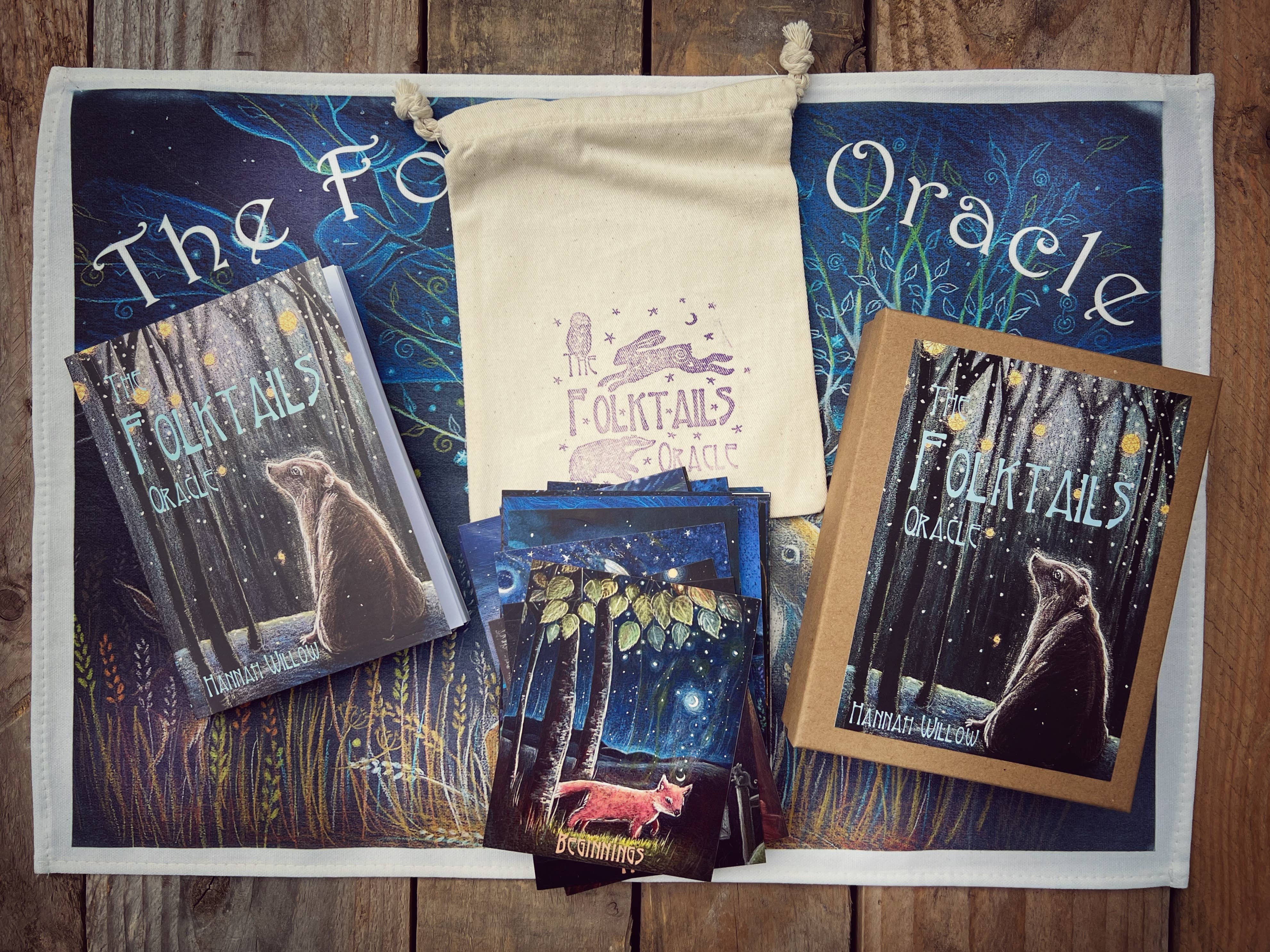 Hannah Willow Art - Wholesale Tarot Cards - The Folktails Oracle deck, Special black box edition4