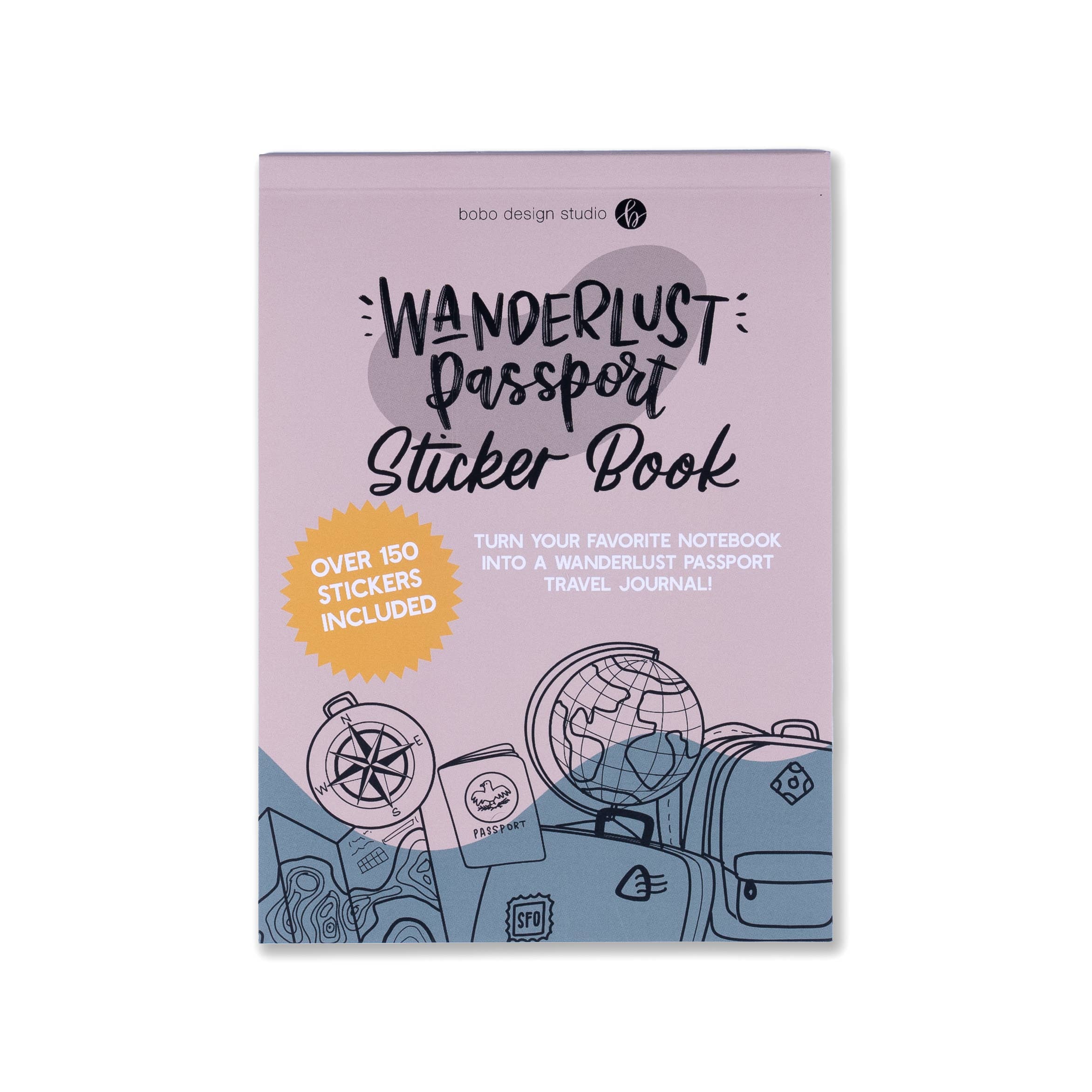 Bobo Design Studio - Wholesale Sticker - Wanderlust Passport Sticker Book1