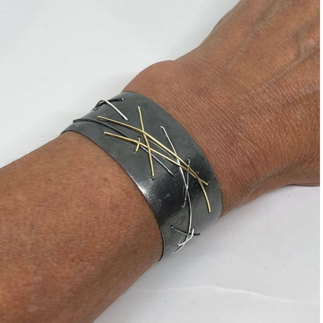 Suzanne Schwartz Jewelry - Wholesale Cuff Bracelet - Criss Cross Cuff0