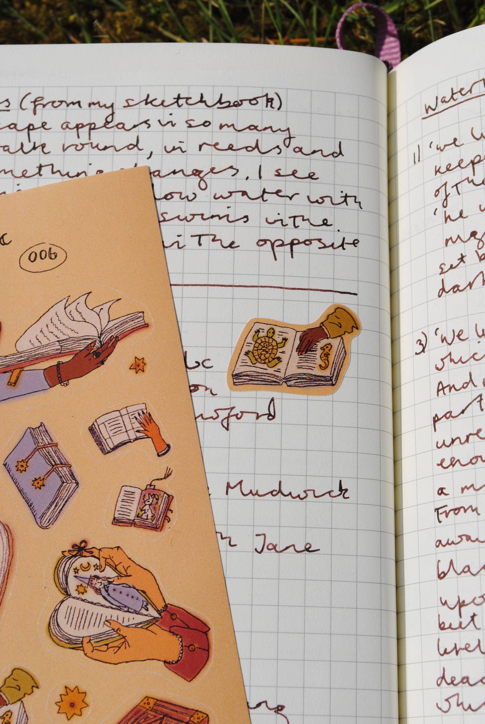 Tulips and Heather - Wholesale Sticker - Sticker Sheet "Book Magic" for journals and planners7