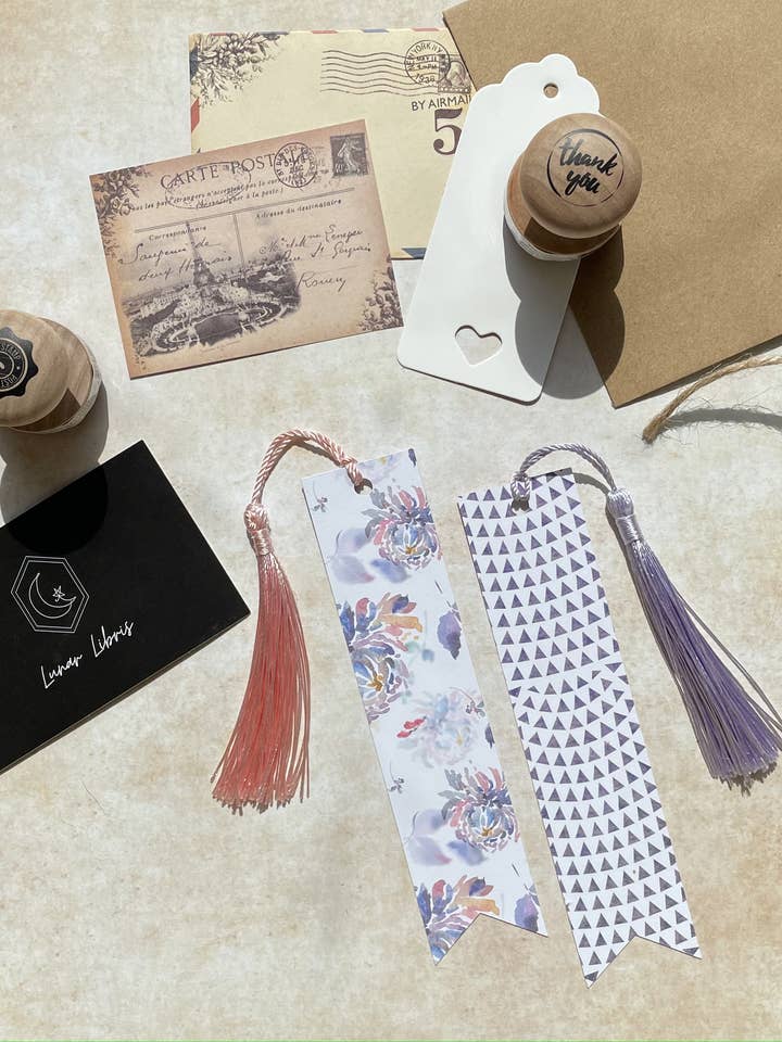 “Aquarella” BOOKMARK for wholesale by Lunar Libris