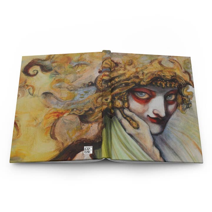 Seer of The Golden Sea Matte Hardcover Journal for wholesale by Asunder Bazaar