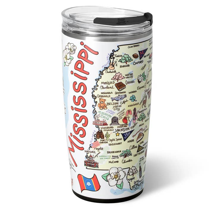 Mississippi Tumbler (22oz) for wholesale by Swig Life