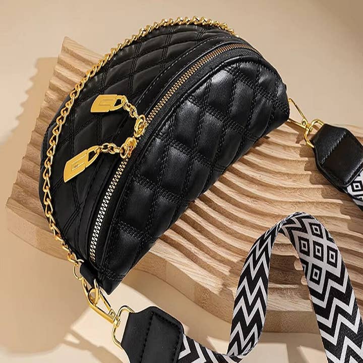 42POPS – wholesale Crossbody bag – Women's – ,,,..._ SI-27449 Quilted Vegan Leather Crossbody Bum Bag7