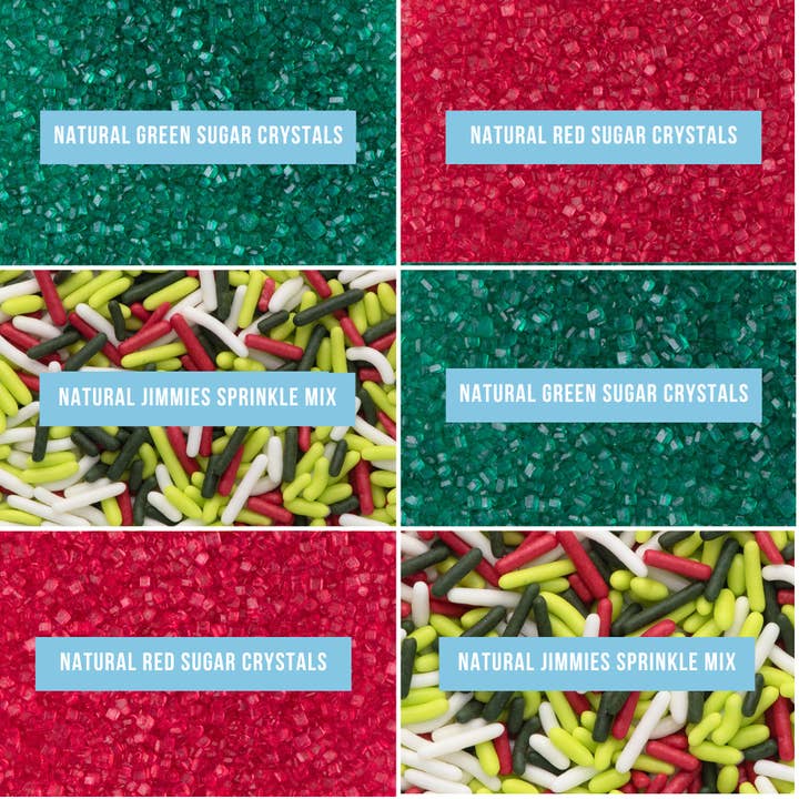 Sweets Indeed - Wholesale Sprinkles - Natural Holiday Sprinkle Jar - 6 Cell2